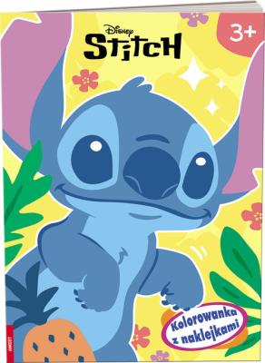 Disney Stich. Kolorowanka z naklejkami. Autor: Opracowanie zbiorowe. SmakLiter.pl Okładka książki Disney Stich. Kolorowanka z naklejkami
