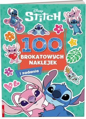 Okładka książki Disney Stitch. 100 brokatowych naklejek