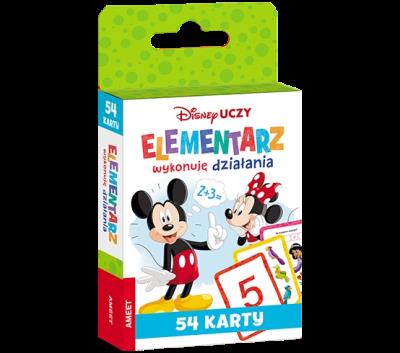 Okładka książki Disney uczy Elementarz wykonuję działania karty UEK-9303