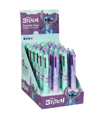 Display Długopis wymazywalny 4-kolorowy Stitch pastel 24 sztuki. Wydawca: Patio. SmakLiter.pl Opakowanie Display Długopis wymazywalny 4-kolorowy Stitch pastel 24 sztuki
