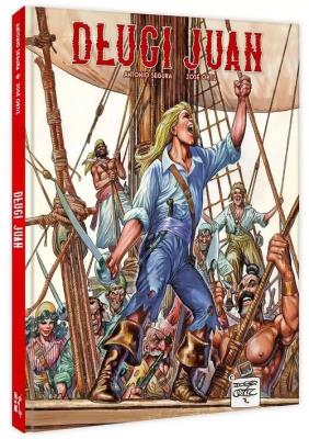 Długi Juan. Autor: Antonio Segura. SmakLiter.pl Okładka książki Długi Juan