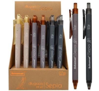 Opakowanie Długopis 0,7mm Sepia (24szt)