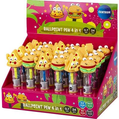 Długopis 4w1 burger&pizza (24szt). Wydawca: Centrum. SmakLiter.pl Opakowanie Długopis 4w1 burger&pizza (24szt)