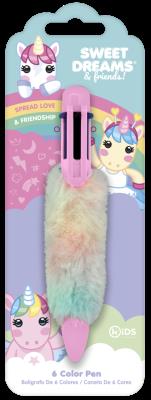 Opakowanie Długopis 6 kolorowy Sweet Dreams KL11544 mix kolorów