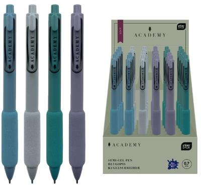 Opakowanie Długopis automat. Soft Academy niebieski (24szt)