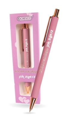 Opakowanie Długopis automatyczny Kochaj tak długo, jak żyjesz