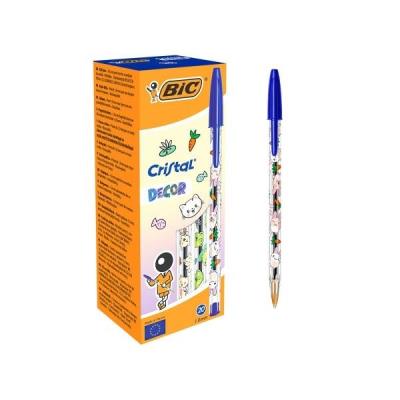 Opakowanie Długopis Cristal Kawaii 1mm niebieski (20szt) BIC