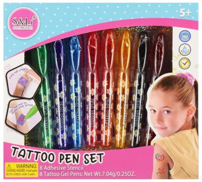 Opakowanie Długopis do tatuażu 8 kolorów