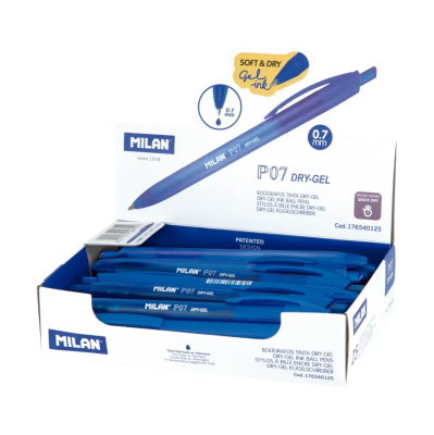 Opakowanie Długopis Dry Gel niebieski (25szt) MILAN