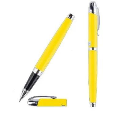 Opakowanie Długopis elegancki 0,5mm ze skuwką żółty