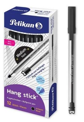 Opakowanie Długopis Hang Stick 1mm czarny (12szt) PELIKAN