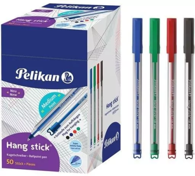 Opakowanie Długopis Hang Stick mix (50szt) PELIKAN