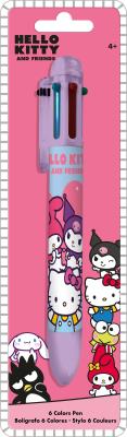 Długopis Hello Kitty 6 kolorów HK50181. Wydawca: Kids Euroswan. SmakLiter.pl Opakowanie Długopis Hello Kitty 6 kolorów HK50181