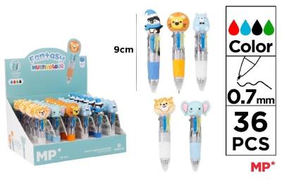 Opakowanie Długopis mini 4-kolorowy 0.7mm safari (36szt)