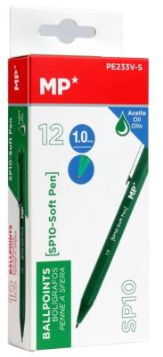 Opakowanie Długopis olejowy 1,0mm zielony (12szt)