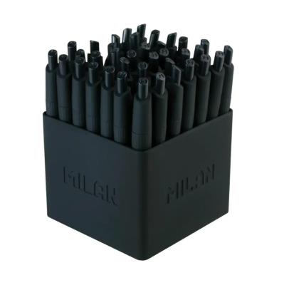 Opakowanie Długopis P1 mini Rubber Touch czarny (40szt) MILAN