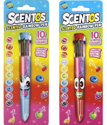 Długopis pachnący żelowy multikolor mix. Wydawca: Scentos. SmakLiter.pl Opakowanie Długopis pachnący żelowy multikolor mix