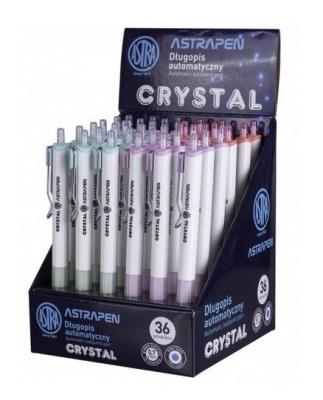 Opakowanie Długopis Pen Crystal white (36szt) ASTRA