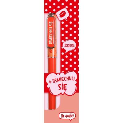 Opakowanie Długopis Pop Art - Uśmiechnij się