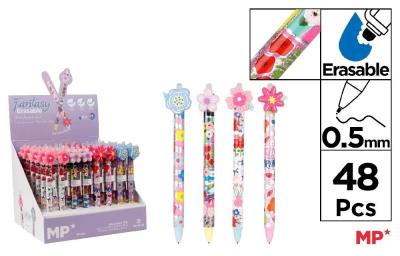 Opakowanie Długopis ścieralny 0,5mm kwiaty (48szt)