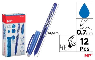 Opakowanie Długopis ścieralny 0,7mm niebieski (12szt)