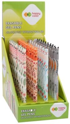 Opakowanie Długopis wymaz. Uszaki Floral Art nieb (36szt)