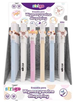 Opakowanie Długopis wymazywalny Strigo Pets (36szt)