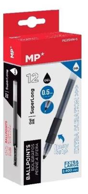 Opakowanie Długopis żelowy antybakteryjny czarny (12szt)