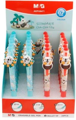 Opakowanie Długopis żelowy Cha Cha niebieski (24szt)