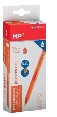 Opakowanie Długopis żelowy pomarańczowy (12szt)