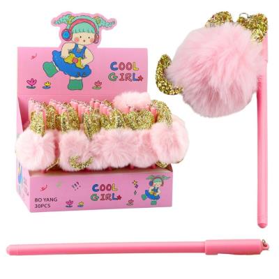 Opakowanie Długopis żelowy Zatyczka z pomponem nieb. (30szt)