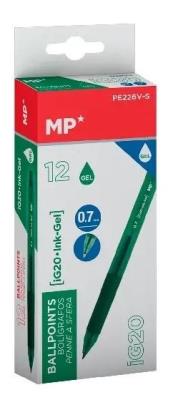 Opakowanie Długopis żelowy zielony (12szt)