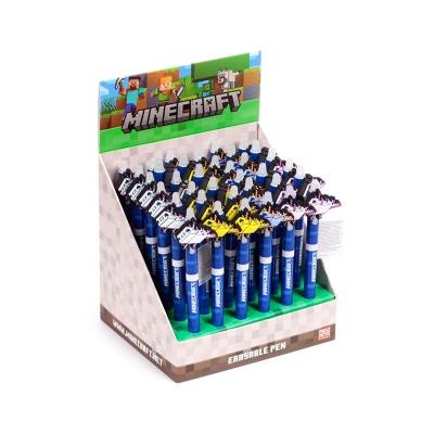 Opakowanie Długopis zmazywalny z nakładką Minecraft (36szt)