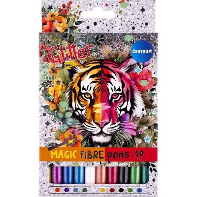 Opakowanie Długopisy żelowe brokatowe 10 kolorów