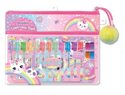 Opakowanie Długopisy żelowe Kotorożec 12 kolorów