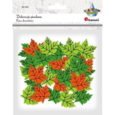 Opakowanie Dodatek dekoracyjny Craft-fun kształty piankowe liście (EB68