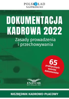 Okładka książki Dokumentacja kadrowa 2022.