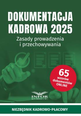 Okładka książki Dokumentacja Kadrowa 2025