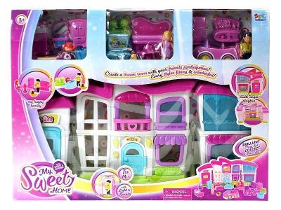 Opakowanie Domek z figurkami i meblami światło dźwięk