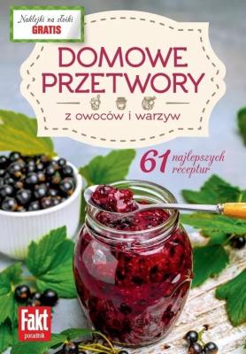 Domowe przetwory z owoców i warzyw. Autor: Joanna Zielewska. SmakLiter.pl Okładka książki Domowe przetwory z owoców i warzyw
