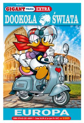 Dookoła świata. Europa. Gigant Poleca Extra. Tom 5/2025. Autor: Opracowanie zbiorowe. SmakLiter.pl Okładka książki Dookoła świata. Europa. Gigant Poleca Extra. Tom 5/2025