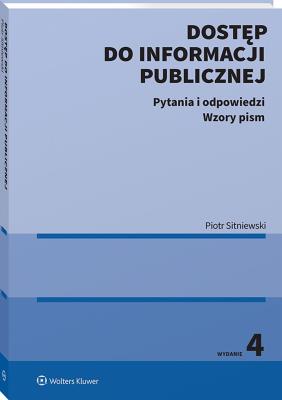 Okładka książki Dostęp do informacji publicznej. Pytania i odpowiedzi. Wzory pism