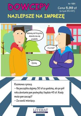 Okładka książki Dowcipy. Nr 151. Najlepsze na imprezę