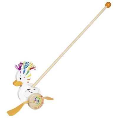 Drewniana kaczka Lou na patyku Goki. Wydawca: Goki. SmakLiter.pl Opakowanie Drewniana kaczka Lou na patyku Goki