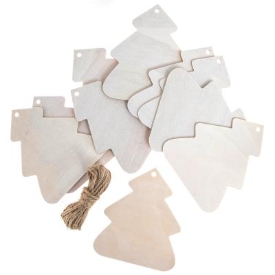 Opakowanie Drewniane zawieszki Boże Narodzenie 10szt