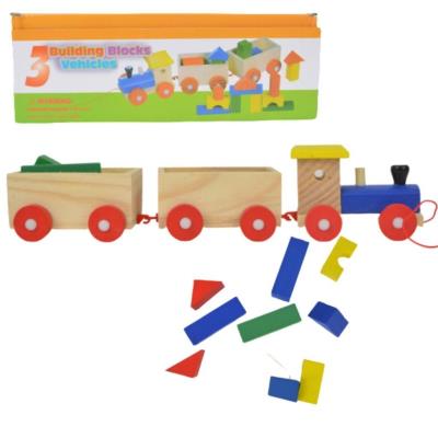 Opakowanie Drewniany pociąg XY-8205