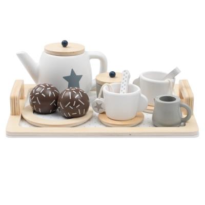 Opakowanie Drewniany zestaw do herbaty Montessori Baby Mix