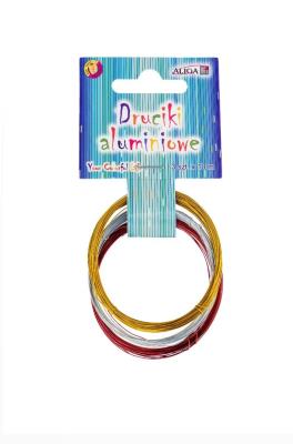 Opakowanie Drucik aluminiowy 10m 3 kolory