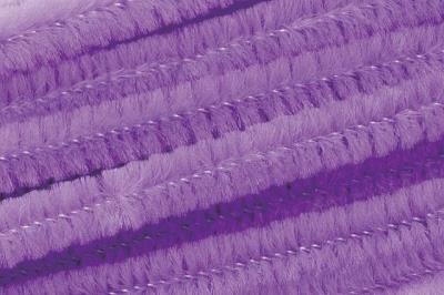 Opakowanie Drucik oplatany 50cm fioletowy 10szt