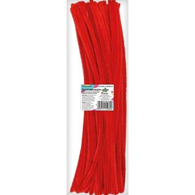 Opakowanie Druciki dekoracyjne 0,6x30cm czerwone 50szt